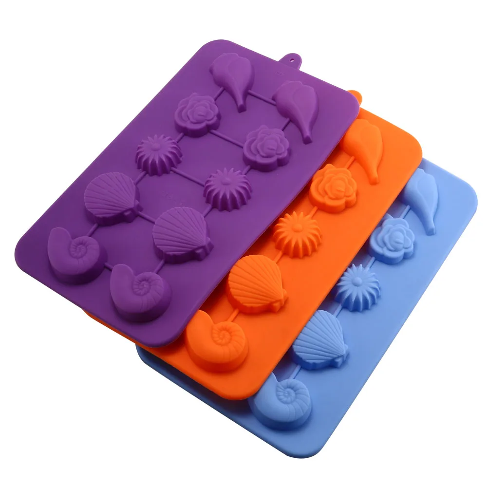 Silicone Mold Sea Shell Conch DIY Soap Mould Form Baking Fondant Cake Decorating Tools Design Sugarcraft For Kitchen | Дом и сад