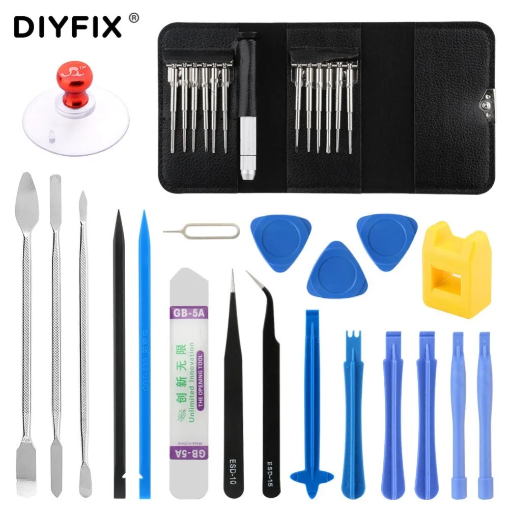 DIYFIX Torx отвертка пинцет набор инструментов для разборки iPhone Samsung xiaomi планшетных ПК