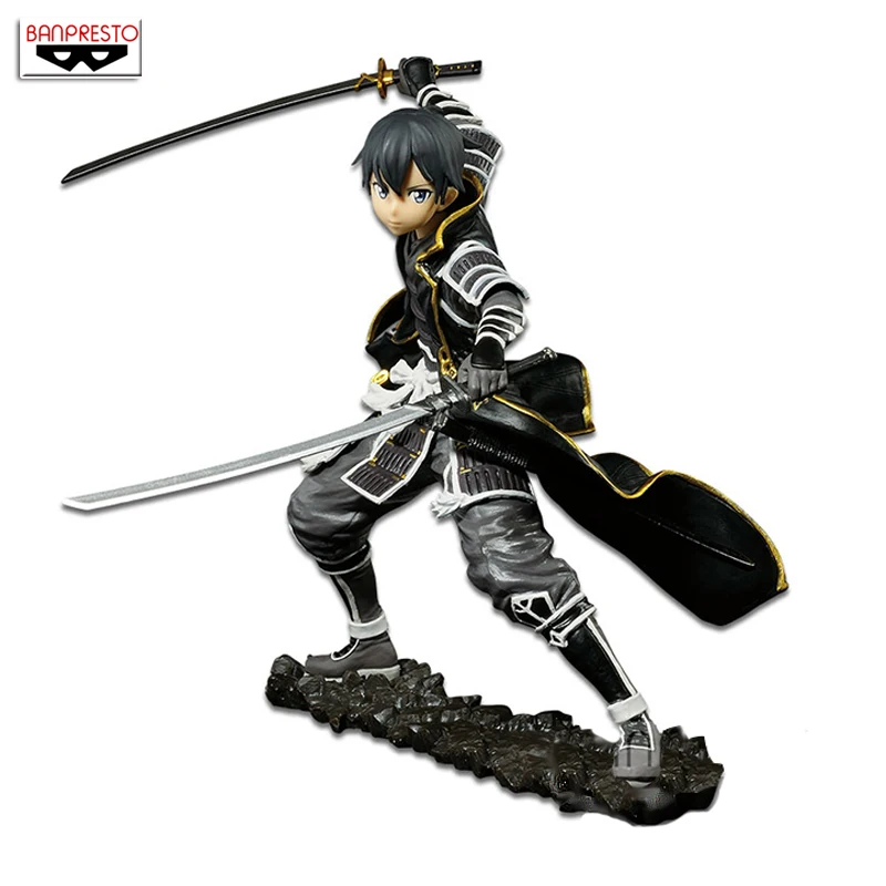 100% оригинальная Коллекционная Фигурка Banpresto GOUKAI KIRITO из Sword Art Online|Игровые фигурки