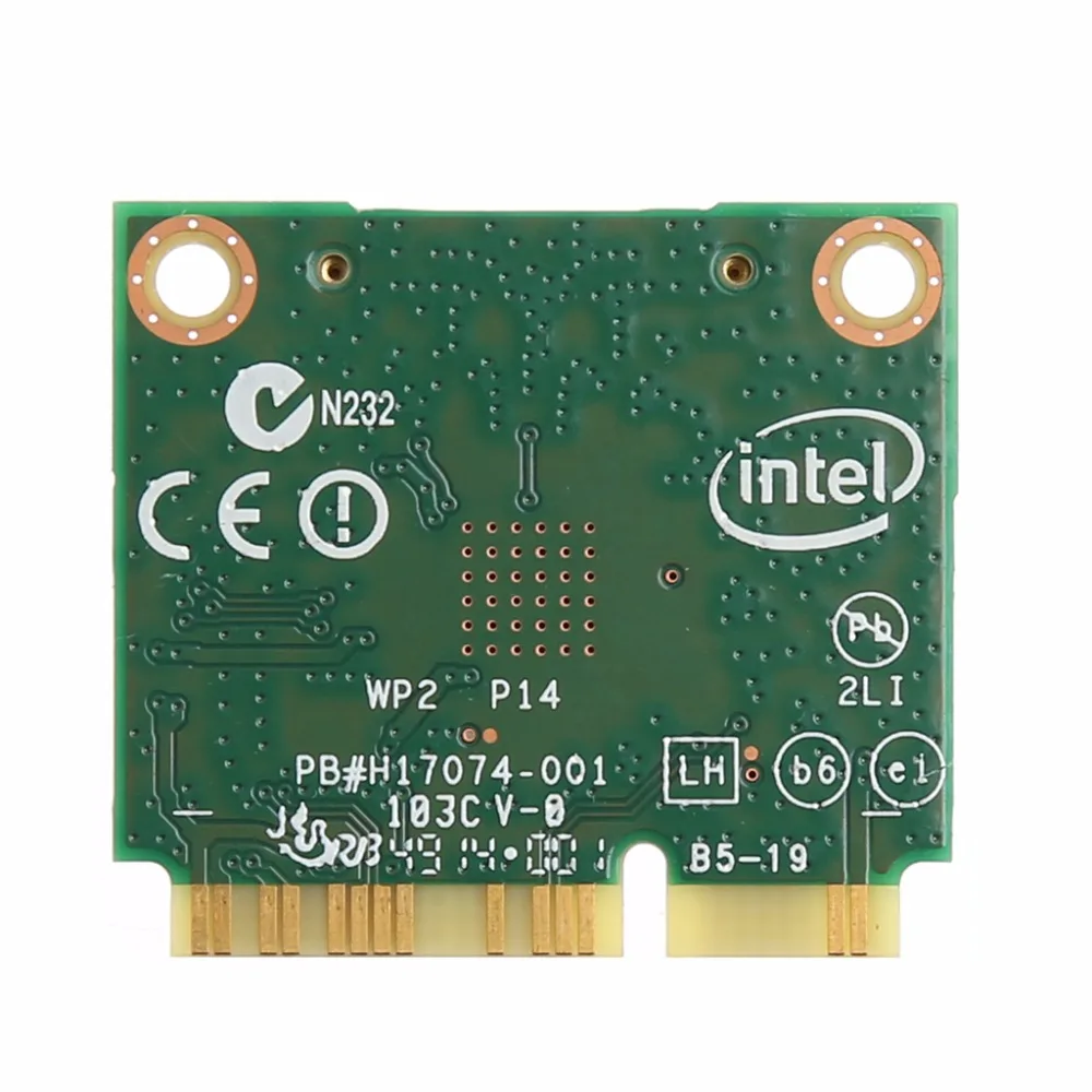 Двухдиапазонная мини карта PCI Express для Intel 876 AC DELL 7260HMW Bluetooth V4.0 Wi Fi 7260 м 2 4 + с