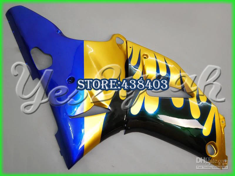 For YAMAHA Y261 Black Flame Golden Fairing yzf R1 00 01 yzf-R1 2000 2001 yzf1000 1000 YZFR1 | Автомобили и мотоциклы