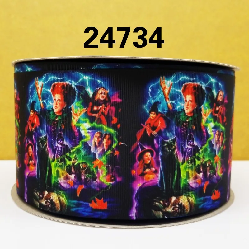 24734 50 ярдов мультфильм печатных корсажная лента 24663 - Цвет: 24734