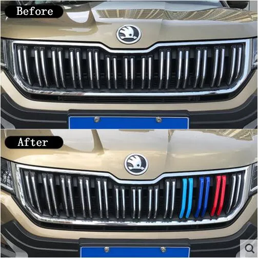 Автомобильный передний гоночный гриль ABS Paint бампер сетка решетка радиатора