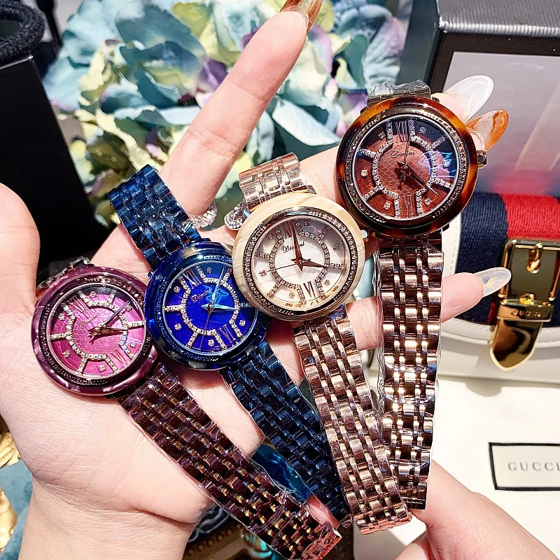 

Fashion Women Watches Original Brand Luxury Bracelet Watches Rose Glod Clock Ladies Quartz New style Dimini Watch relojes mujer