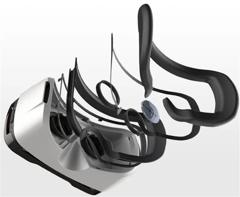 

VR Case 6.0 VR Headset with Console Anti Blue Ray Lenses Virtual Reality Glasses for Iphone Samsung 360 Viewing 3D Eyeglasses