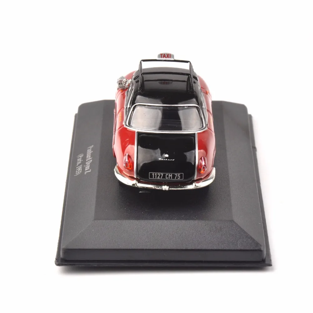 Дешевые Коллекционные детские игрушки 1:43 красный IXO Panhard Dyna Z Париж 1953 классический такси литой автомобиль модель подарок игрушки для детей подарок