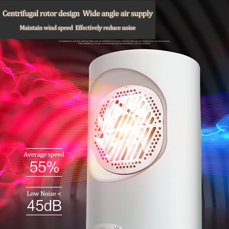 Mini Fan Heater Desktop Electric Household Handy Touch Stove Radiator Warmer Machine for Winter 220V 400W Heating | Дом и сад