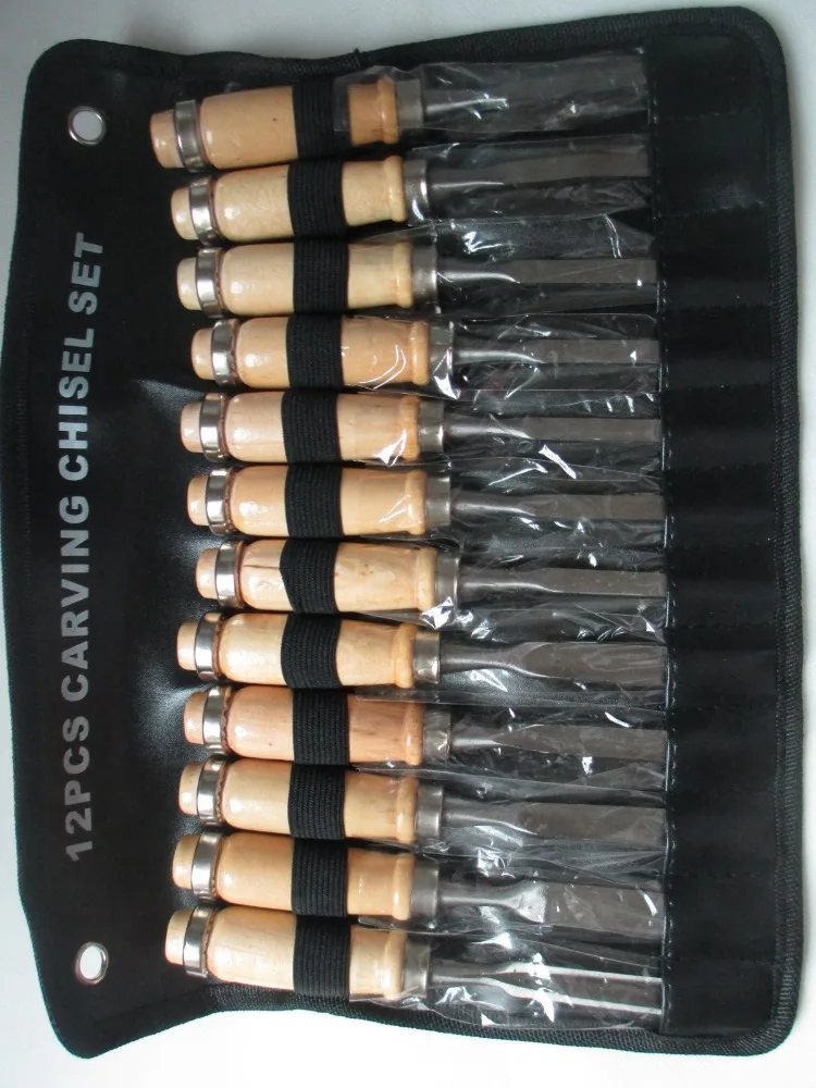 12 шт. набор инструментов для резьбы по дереву|chisel tool|woodworking gougeschisel gouge |