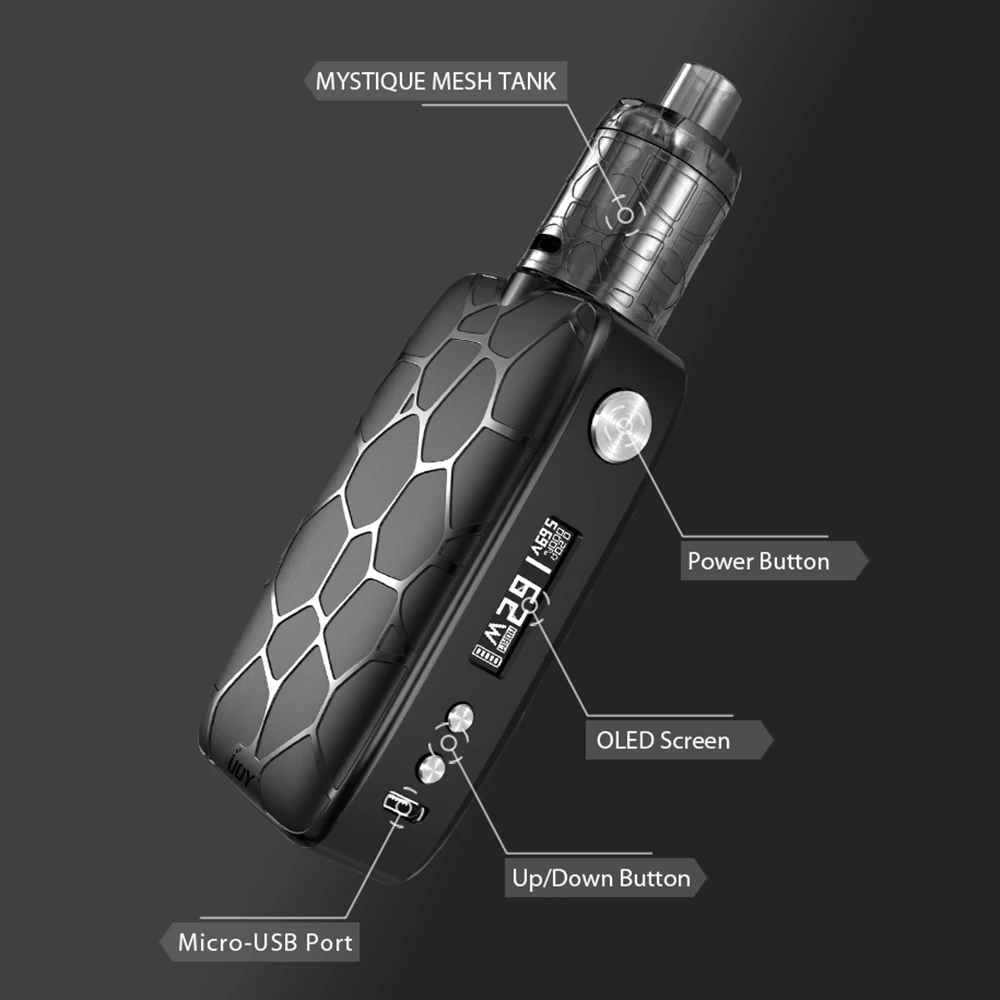Original 162W IJOY Mystique TC Kit with Mesh Tank 2ml/3ml &amp Advanced IWEPAL Chipset No 18650 Battery VS Captain PD1865 | Электроника