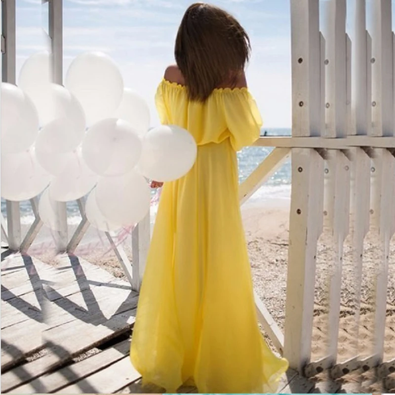 2019 г. летние Семейные платья Одинаковая одежда для мамы и дочки шикарное длинное