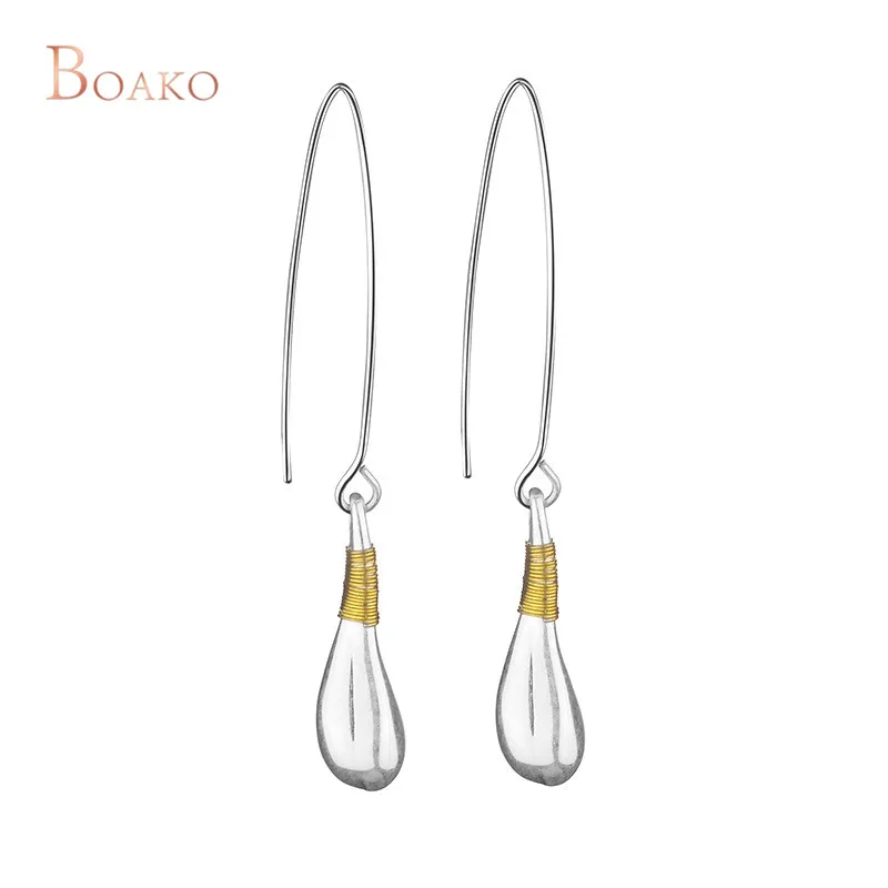 2019 Bohemian Statement Long Tassel Earrings for Women Vintage Black Stone Drop Wedding Party Bridal Fashion Jewelry Z4 | Украшения и