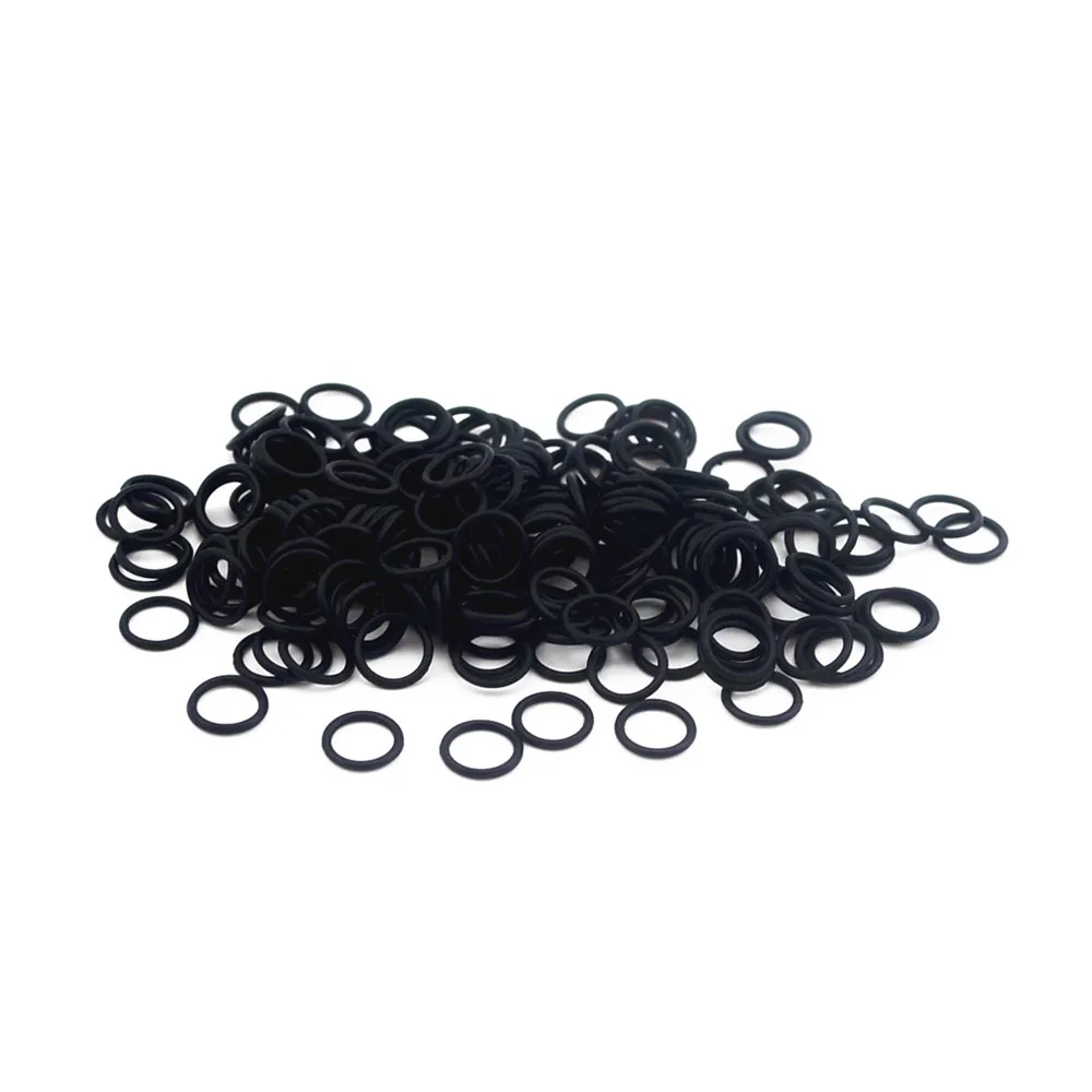 

10pcs Black "O" Type Sealing Rubber Ring Gaskets Wire diameter 0.6mm inner diameter1.4/2.2/2.4/2.8/3/4/6mm
