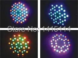 Дешевый светодиодный цветной светильник 54 шт. 3 Вт rgbw сценический для помещений