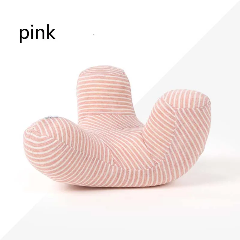 pink Компактный размер, удобная офисная подушка для обеденного стола, подушка с полым дизайном, дышащая мощная подушка для ленивого сна - Цвет: pink