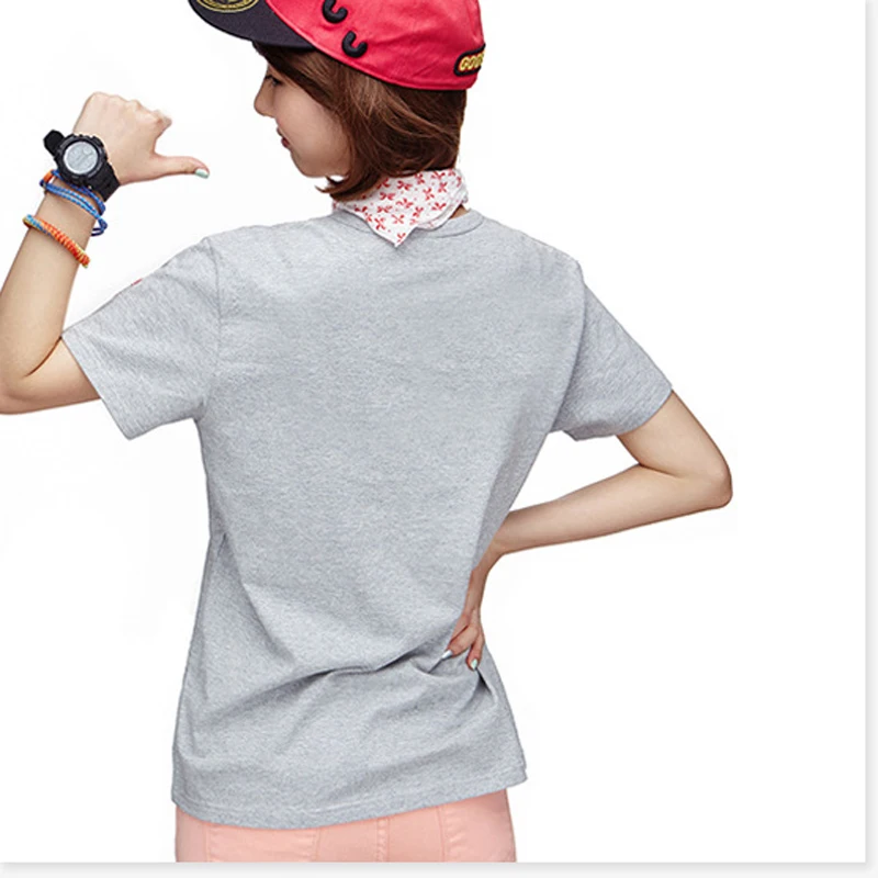 Женская футболка с коротким рукавом летняя хлопковая Футболка графическим