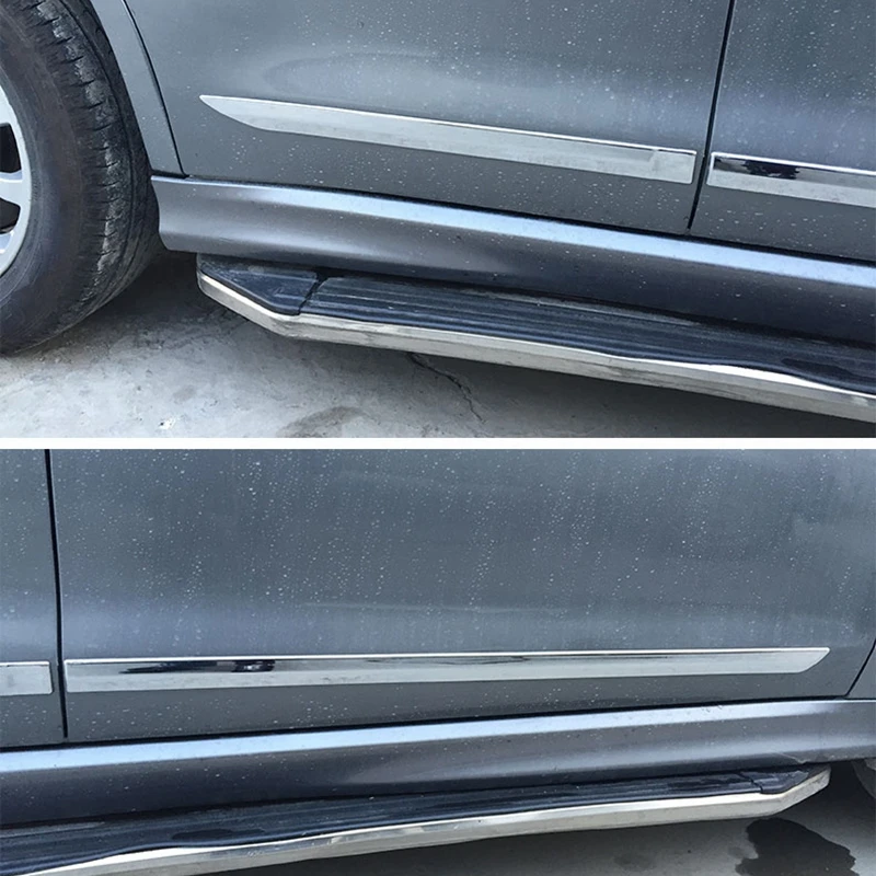 4 шт. накладки из нержавеющей стали для Mitsubishi ASX 2013 2014 2015|side body molding|body trimtrim cover |