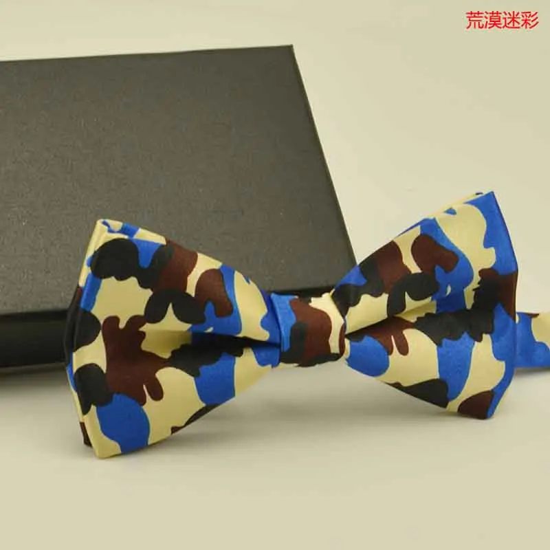 2017 военные энтузиасты Досуг галстук бабочка новинка Камуфляж армейский зеленый