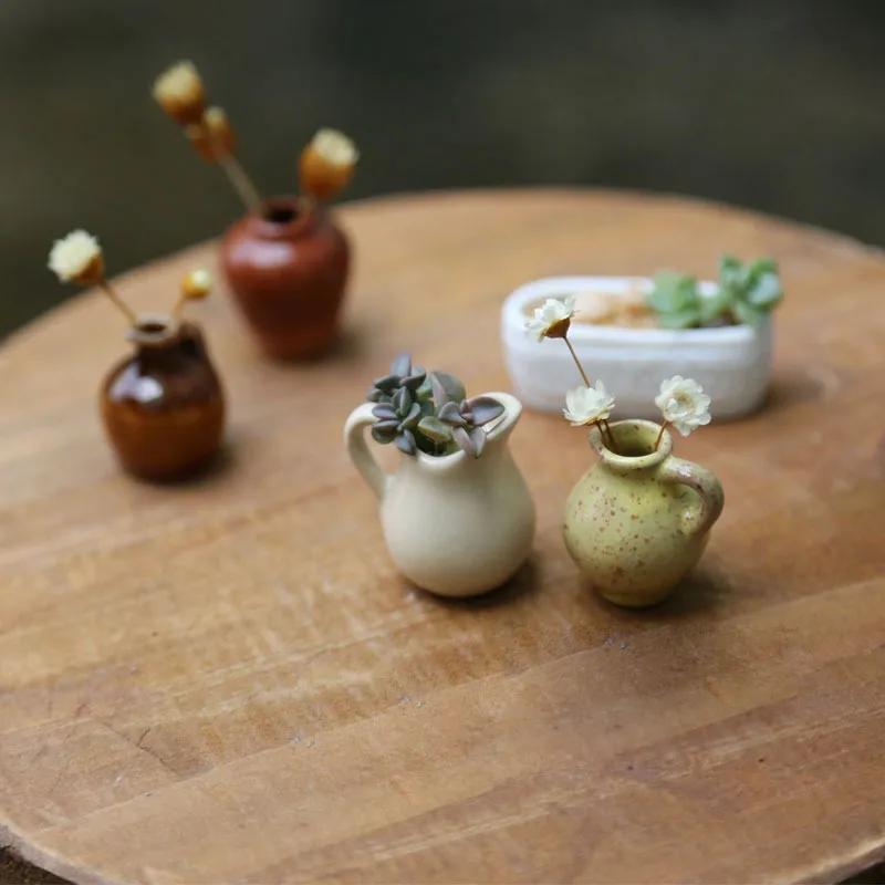 Ваза мини цветочный горшок миниатюрное украшение для сада в виде Феи дома