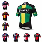 2019 Weimostar бразильские велосипедные Джерси, мужские велосипедные Джерси, дорожная MTB велосипедная спортивная одежда, Майо, гоночные топы, рубашки, Испания, Колумбия, красные