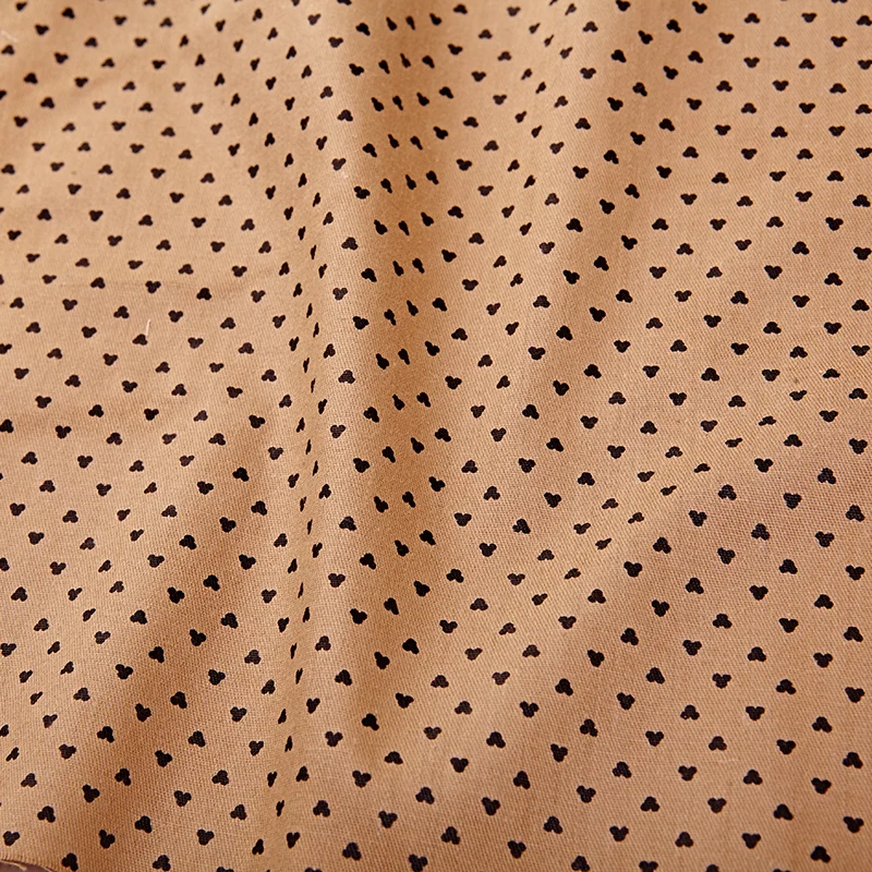 5 шт. набивная хлопковая ткань с рисунком в горошек для малышей AB версия