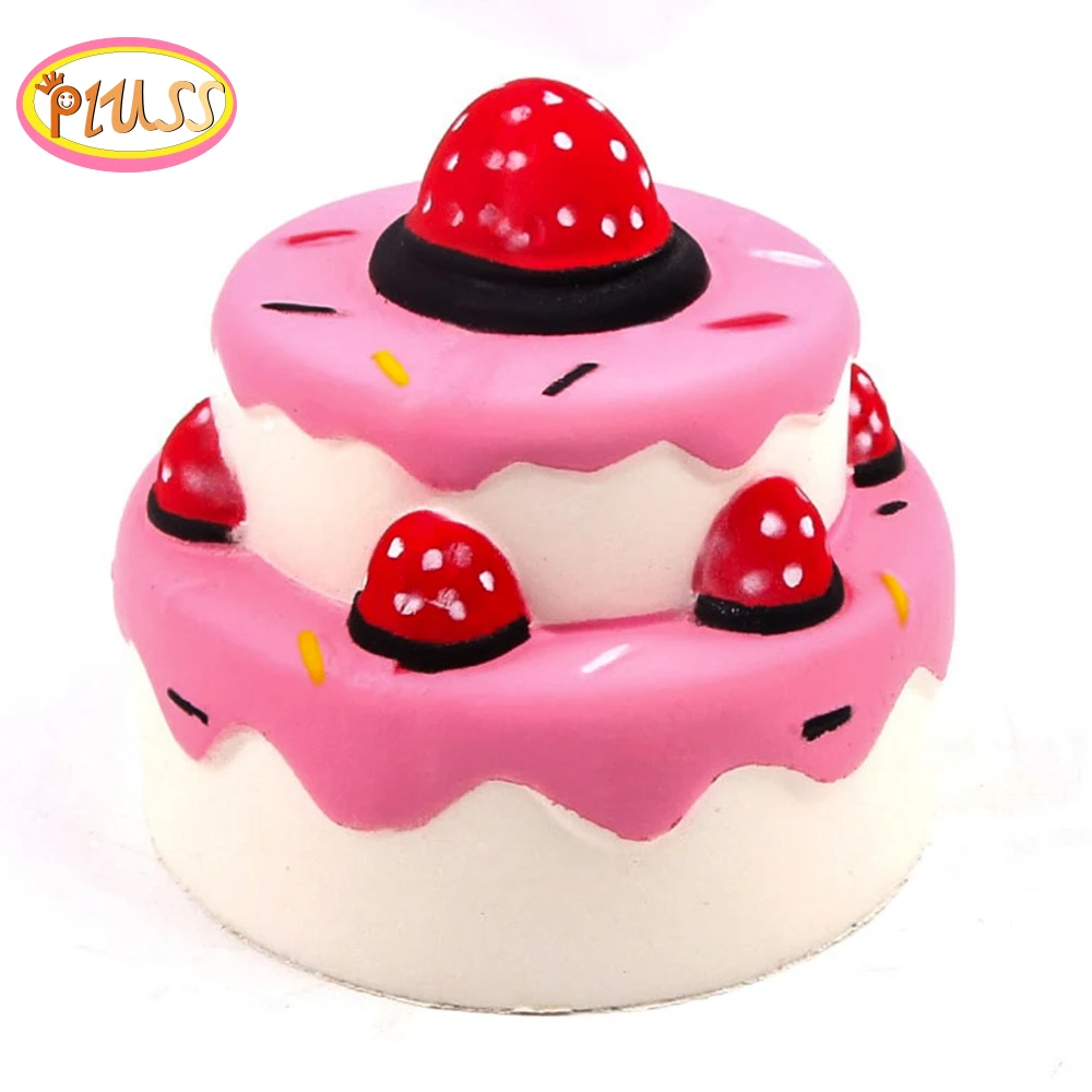 Jumbo Kawaii Squishies клубничный торт Ароматические медленно поднимающиеся сжимаемые игрушки снятие стресса антистрессовые Подарочные игрушки для детей и взрослых