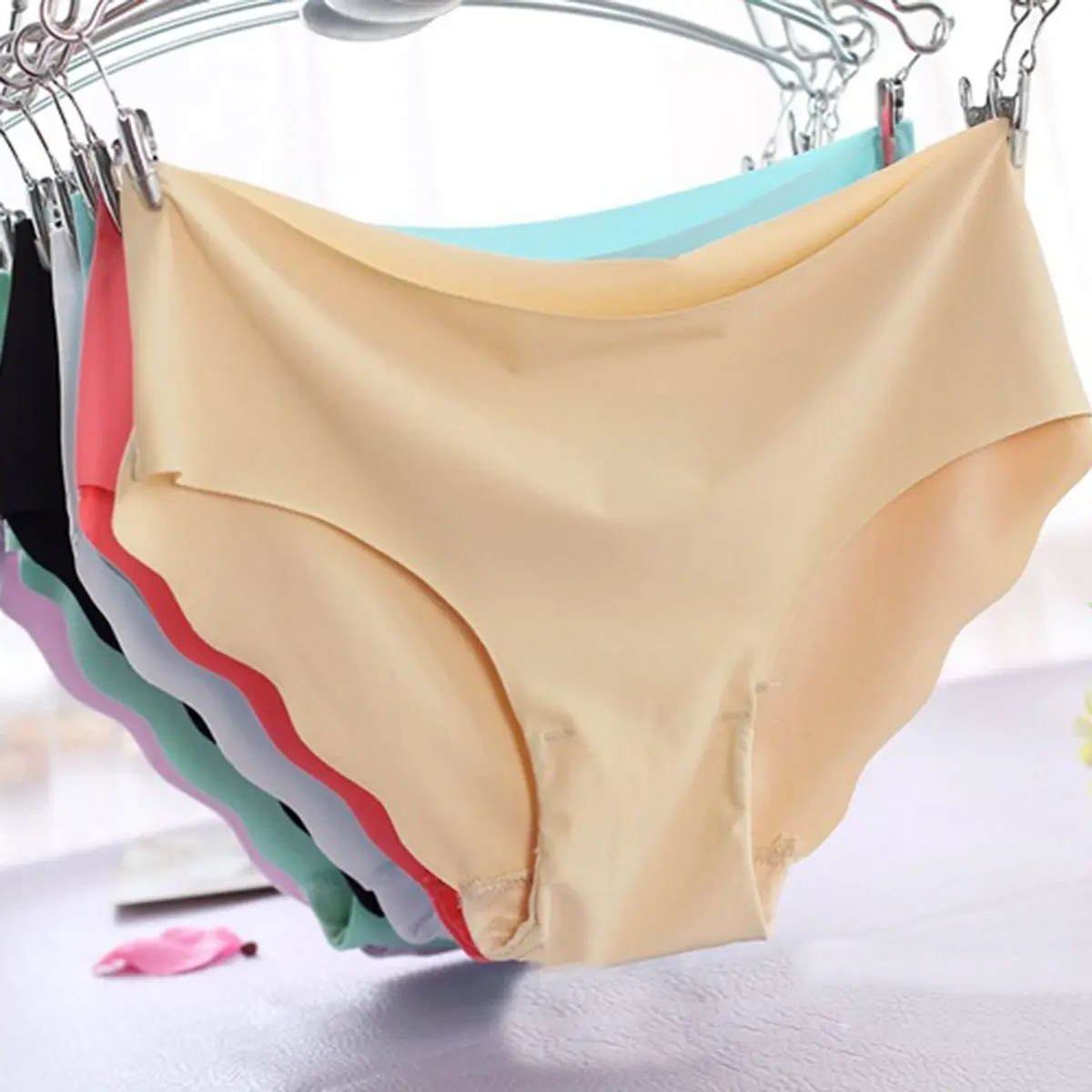 Популярные женские бесшовные трусы нижнее белье хипстерское трусики с низкой