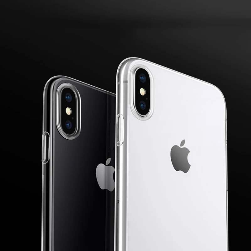 Mostotal силиконовый мягкий ТПУ чехол для телефона для iPhone 11 Pro X XR XS Max 5 6 7 8 Plus Прозрачный чехол для телефона для iPhone 11 Pro XS Max