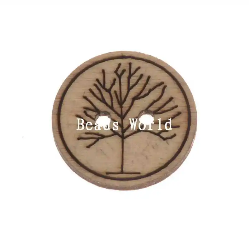 Одежда высшего качества 50 шт в наборе snap кнопки швейные древесины Скрапбукинг 2