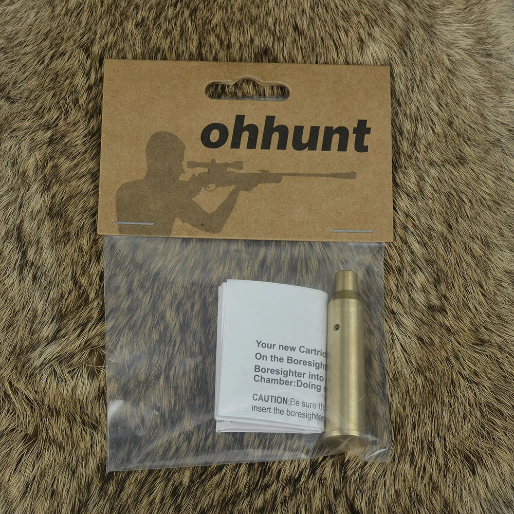 Ohhunt саморезы прицел Boresighter Cal 7X57R лазерный картридж Диаметр Прицельный Colimador Красный лазерный прицел
