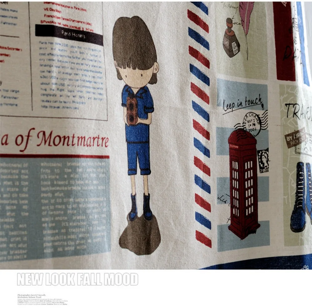 FUYA Современная занавеска для кухни в средиземноморском стиле Короткая кафе | Дом