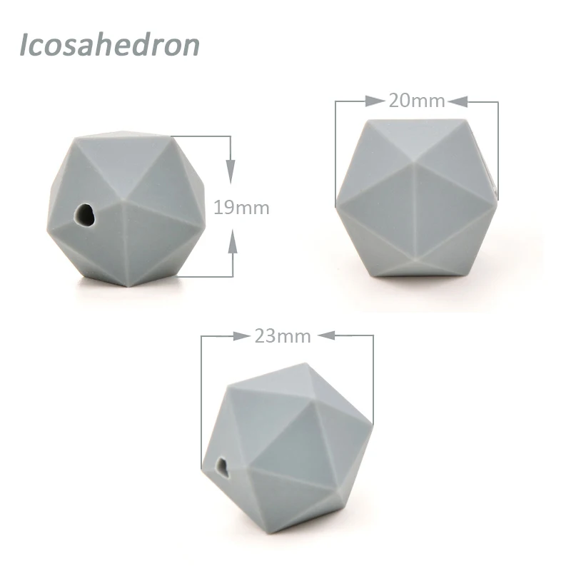 Силиконовые бусины грызунки LOFCA 10 шт./лот силиконовые без BPA детские игрушки из