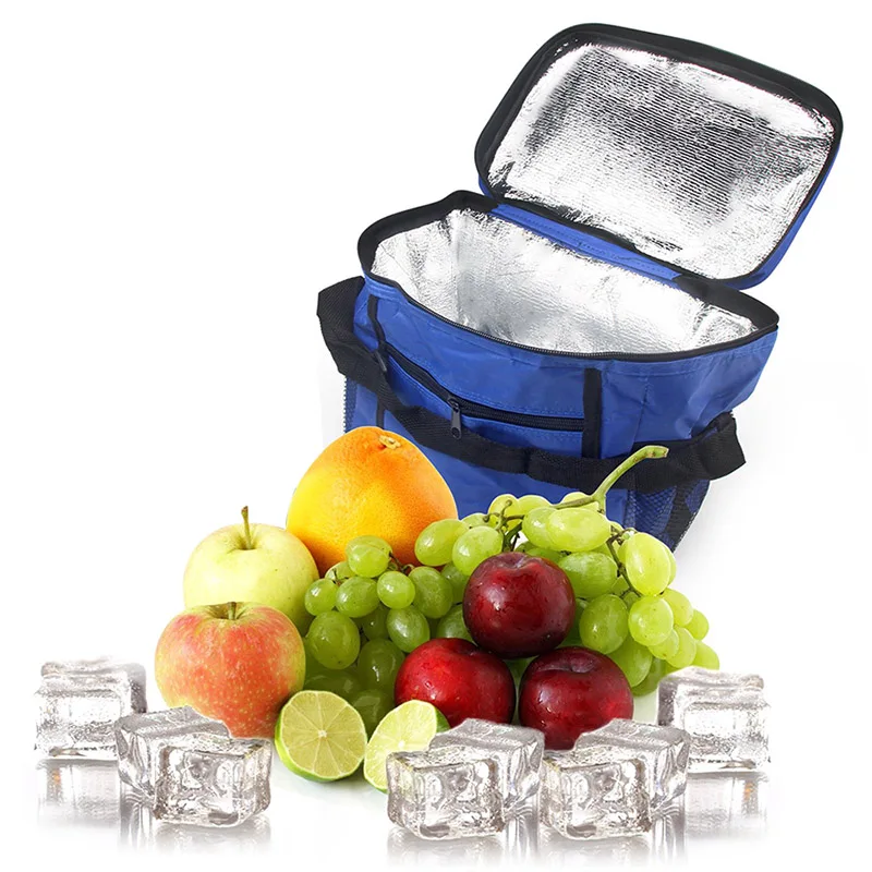 

Outdoor Travel Waterproof Box Fresh Keeping Oxford Lunch Bag School Food Storage Bags Insulation Ice Pack