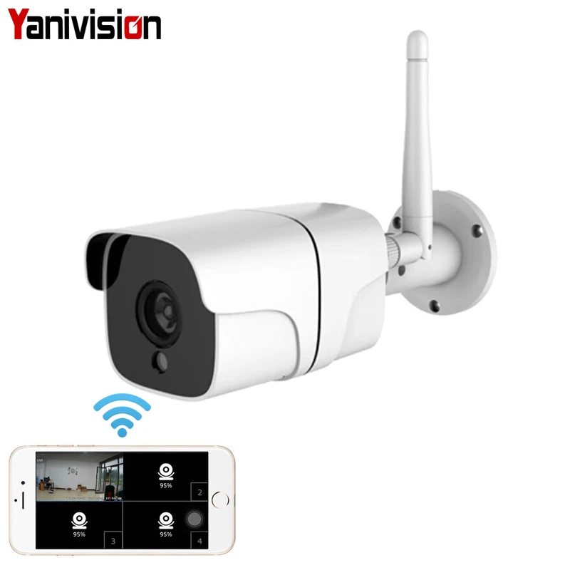 4MP 2MP Беспроводная система охранной камеры 1080P IP камера Wifi sd карта внешняя Аудио CCTV
