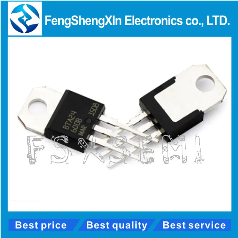 

10pcs/lot BTA24-600B BTA24-600 TO-220 TRIACS
