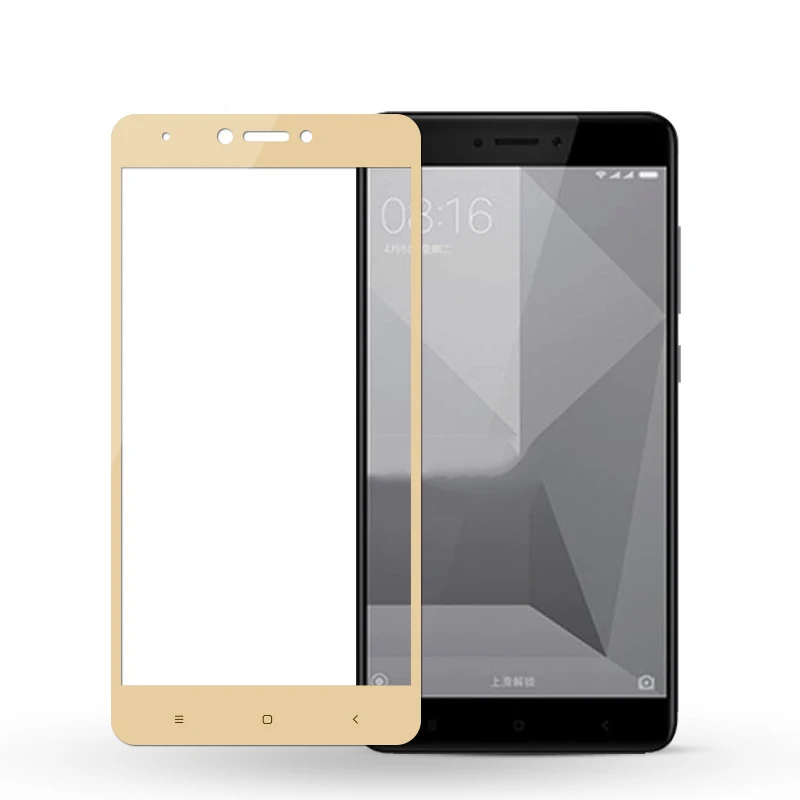 Защитное стекло ANJIRUI на весь экран для Xiaomi Redmi 4X Note защита экрана из закаленного