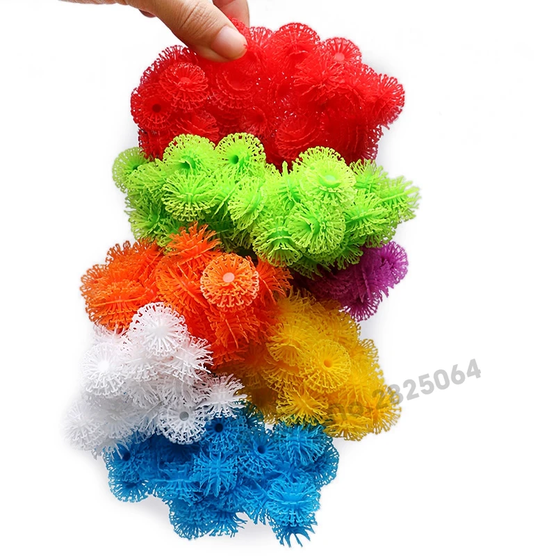 400 шт./компл. детские 3D блоки игрушки сделай сам Mega Puff Ball сдавливаемые различные