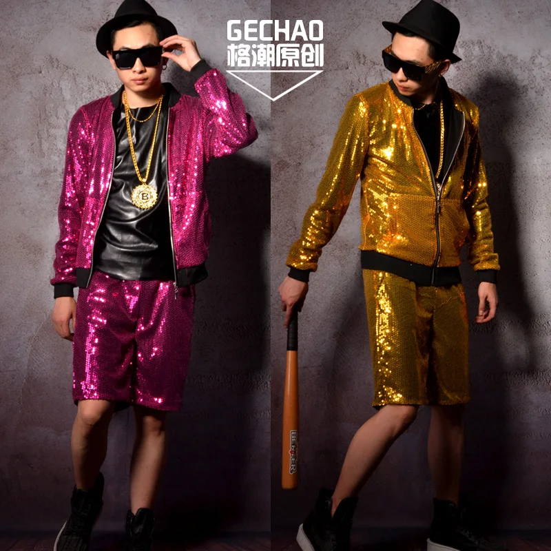 Костюм для ночного клуба бара сценического шоу мужская бейсбольная куртка с