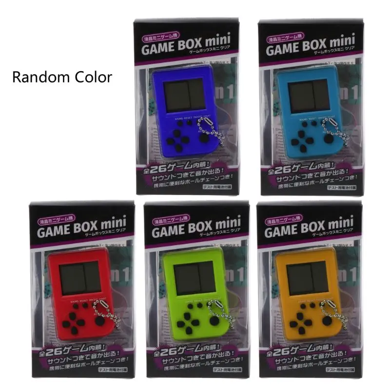 Tetris Мини Портативная детская игровая консоль Капсульная игрушка встроенный 26