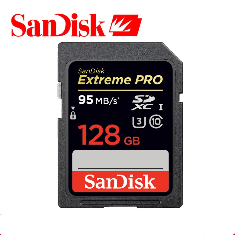 100% Оригинал SanDisk Extreme Pro SDHC SDXC UHS-я 16 ГБ 32 64 128 высокое Скорость карты памяти C10 SD