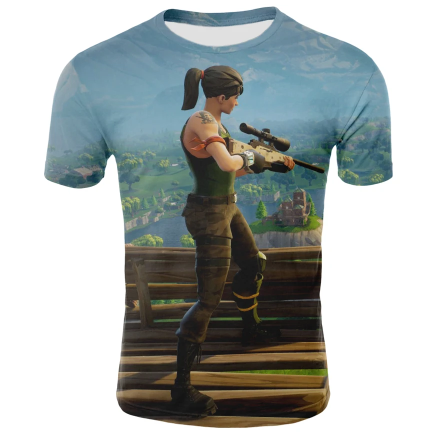 2019 летние футболки для девочек и мальчиков с героями мультфильма в ночное время