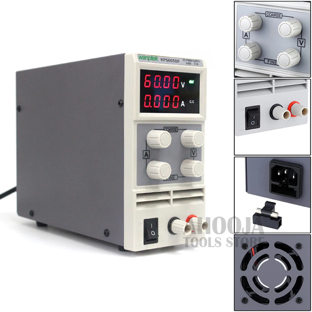 KPS1505D Регулируемый Высокоточный двойной светодиодный переключатель питания постоянного тока 15V5A ремонт ноутбука телефон лабораторное тестирование энергоснабжения