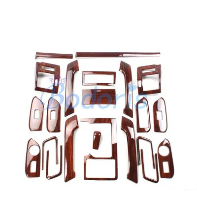 Для Toyota Land Cruiser 150 Prado LC150 FJ150 2010 2011 2012 2013 2014 2015 2016 2017 деревянный Цвет отделка Панель