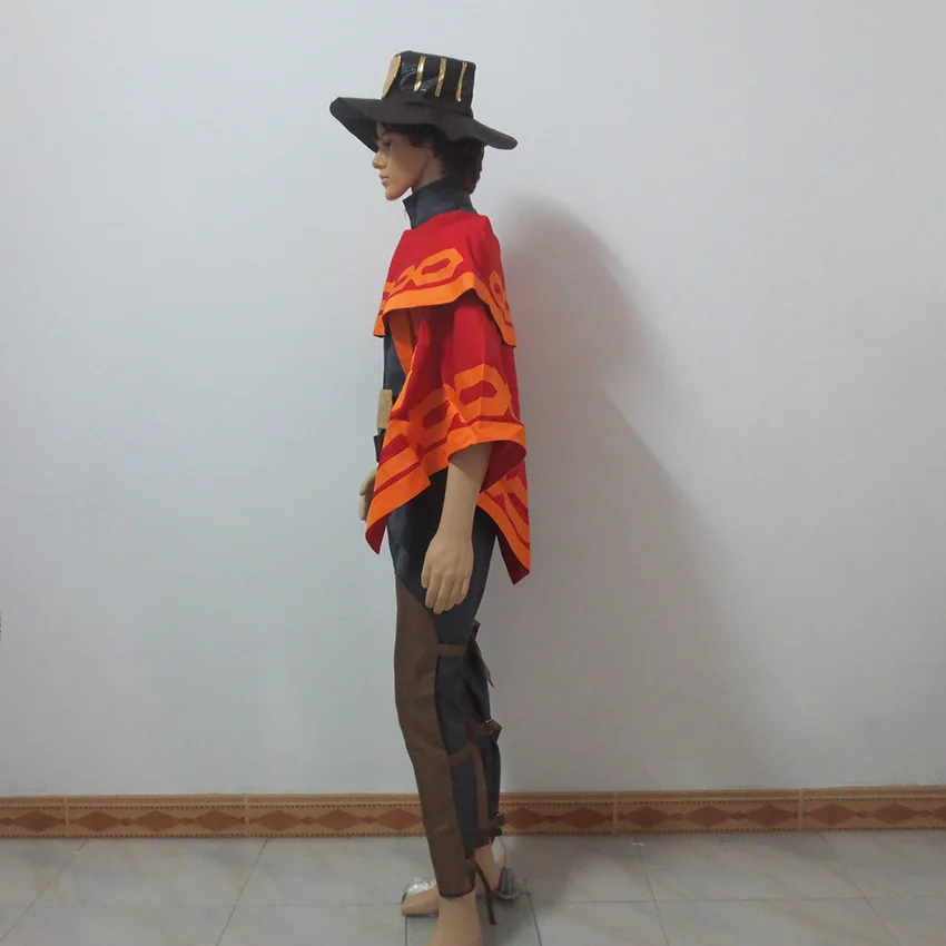 OW Jesse McCree костюм для косплея одежда игры супергероя взрослых мужчин на Хэллоуин