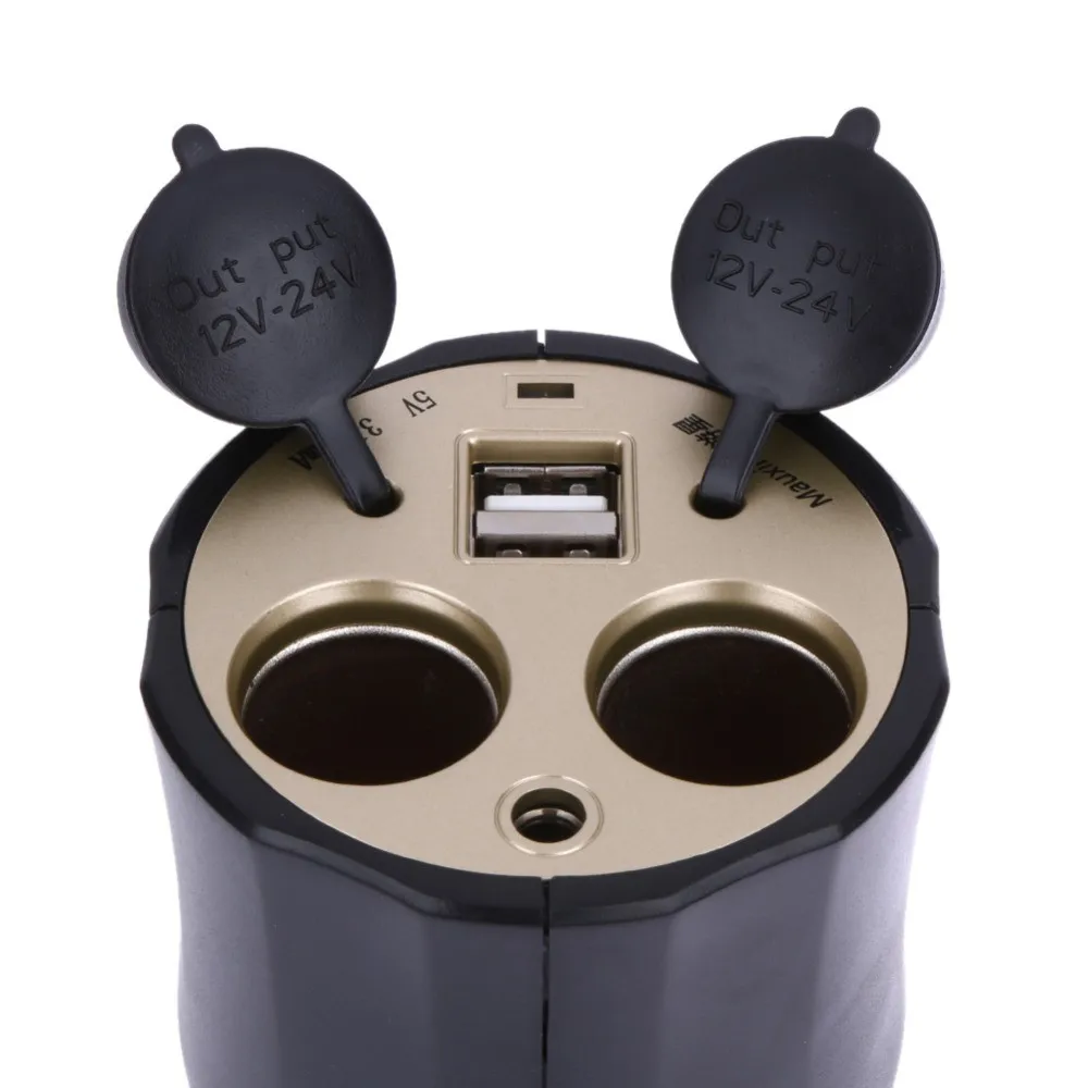 Автомобильное зарядное устройство держатель для телефона прикуриватель адаптер