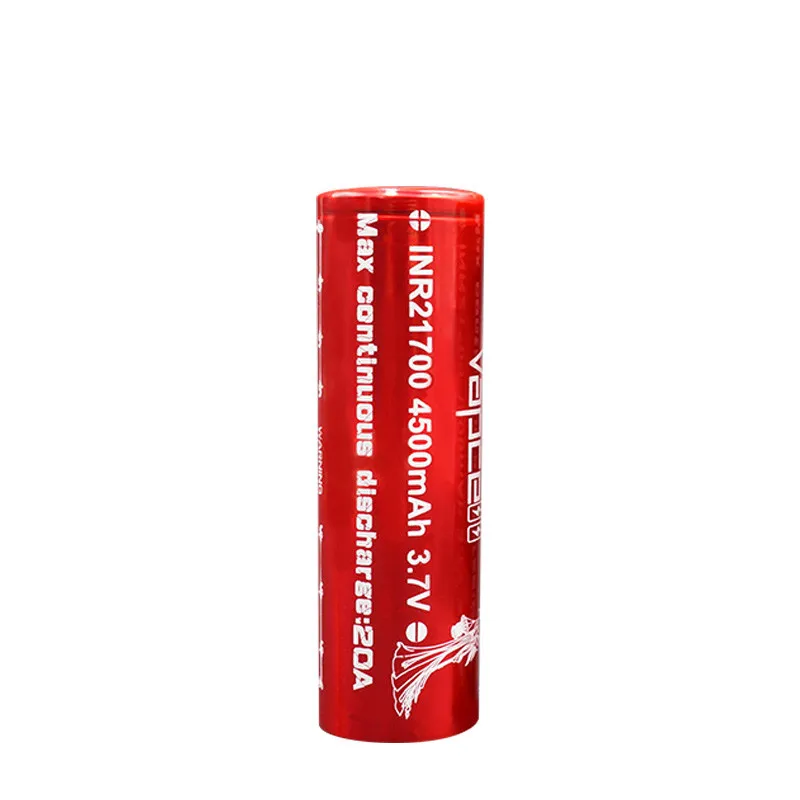 Бесплатная доставка 2 шт. аккумуляторные литий ионные аккумуляторы Vapcell INR 21700 4500