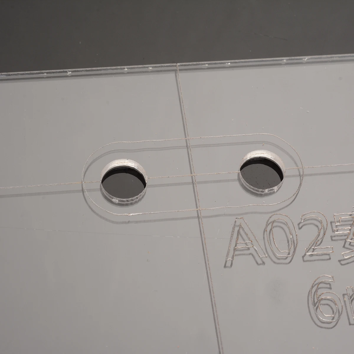 2 шт./компл. трафарет для сумки акриловый прозрачный шаблон ручная работа