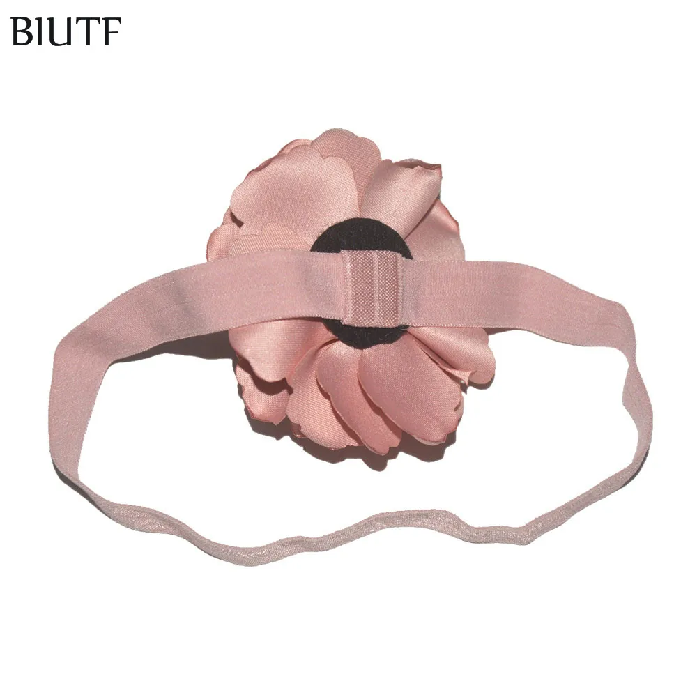 8 шт./лот эластичная лента для волос с 3 дюймовым винтажным сгоревшим сатиновым