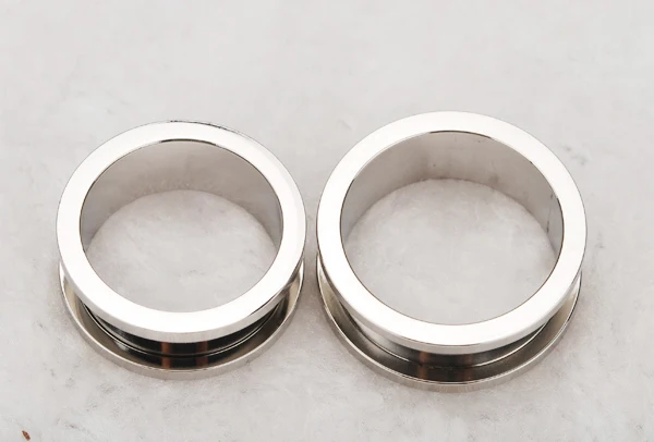 Розничная 1 шт. мода винт туннельные датчики серебряная рука полированной