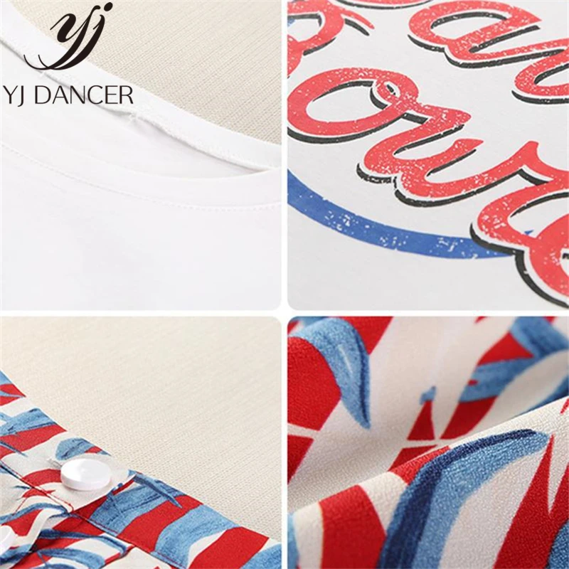 

Set of 2 Items For Women Spring Clothing Sets Of Casual Women's Set of 2 Pieces 2019 Thin t-shirt - the Extended skirt YZH819