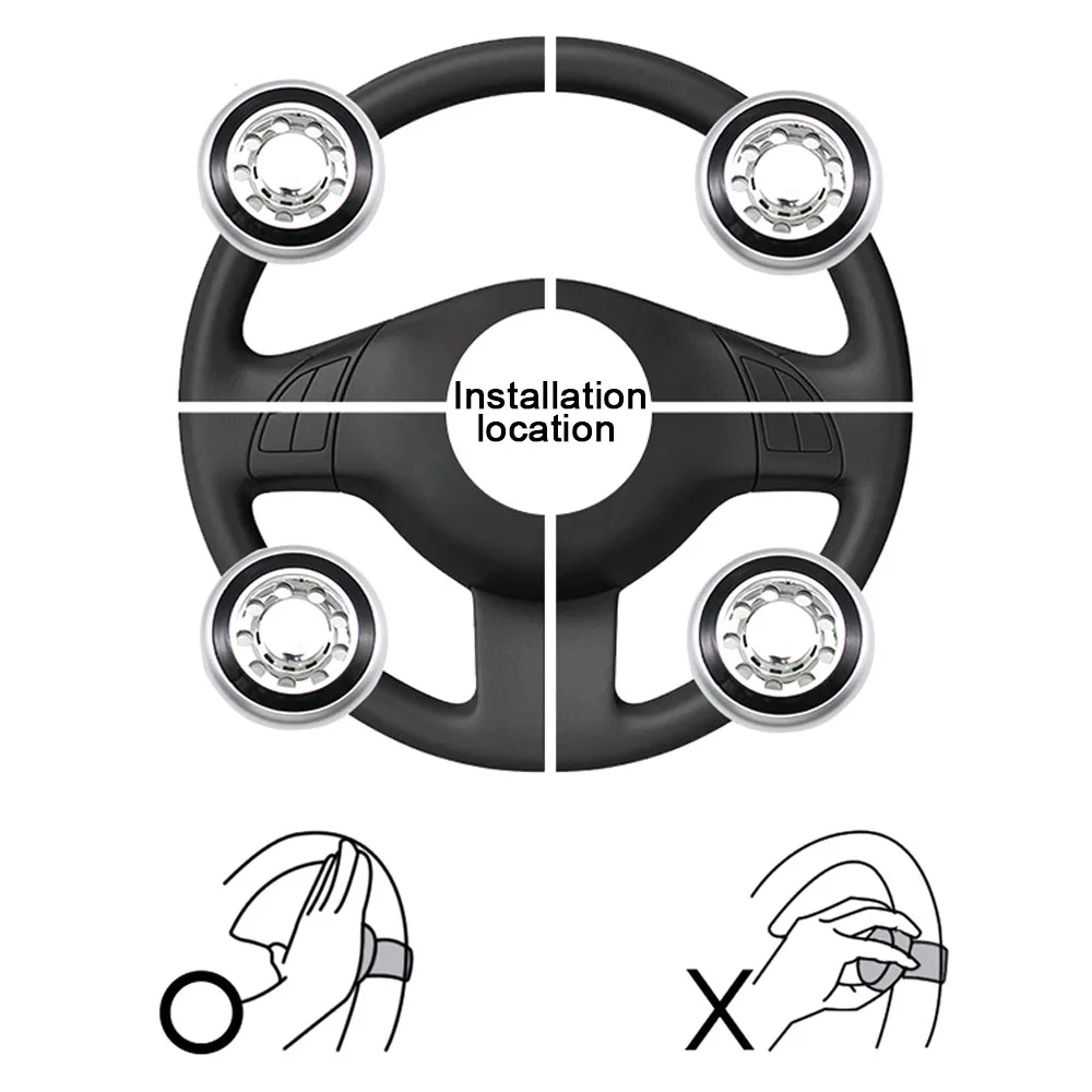 Рулевого колеса автомобиля Spinner Ручка мяча ручной Управление шар захват ручка